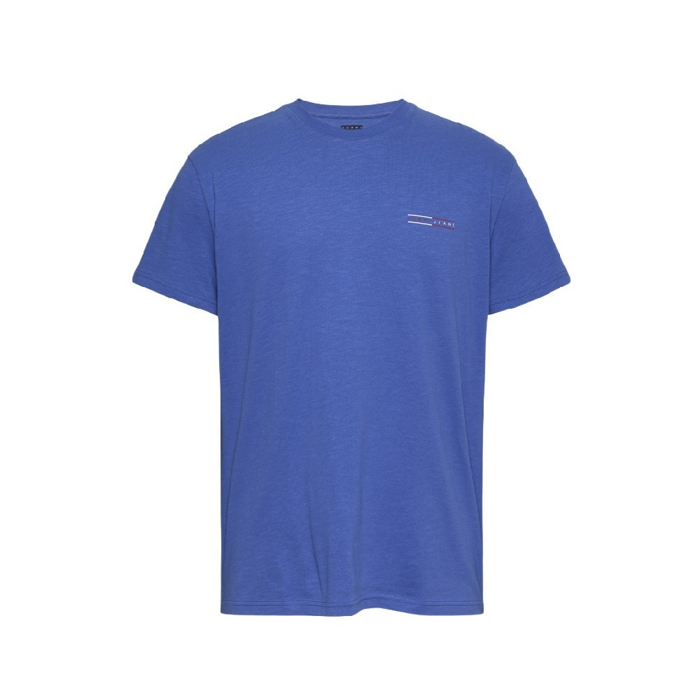 TOMMY JEANS REG GRAPHIC SLUB TEE EXT T-SHIRT ΜΠΛΟΥΖΑ ΑΝΔΡΙΚΗ BLUE