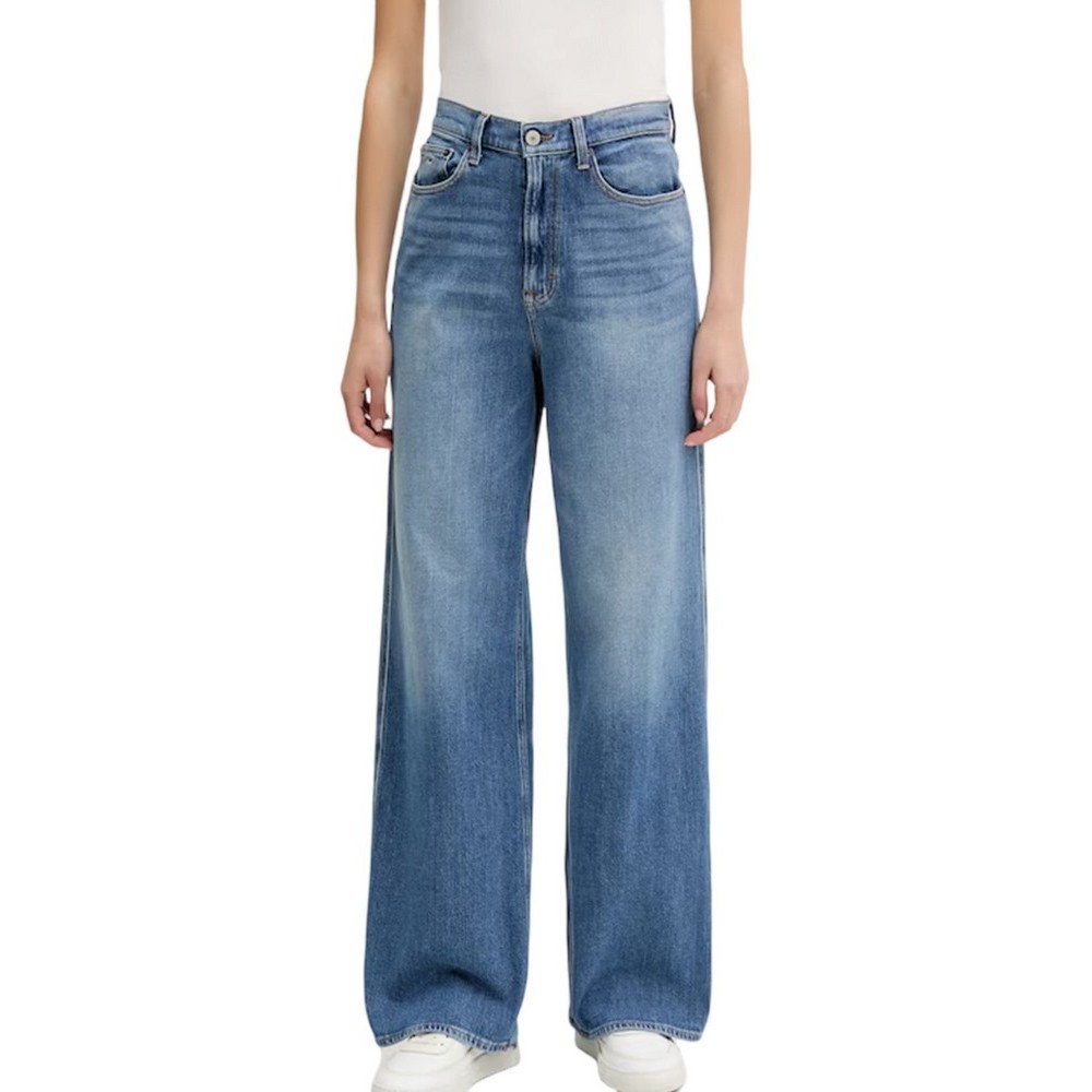 TOMMY JEANS CLAIRE HR WD BI0134 ΠΑΝΤΕΛΟΝΙ ΓΥΝΑΙΚΕΙΟ BLUΕ DENIM