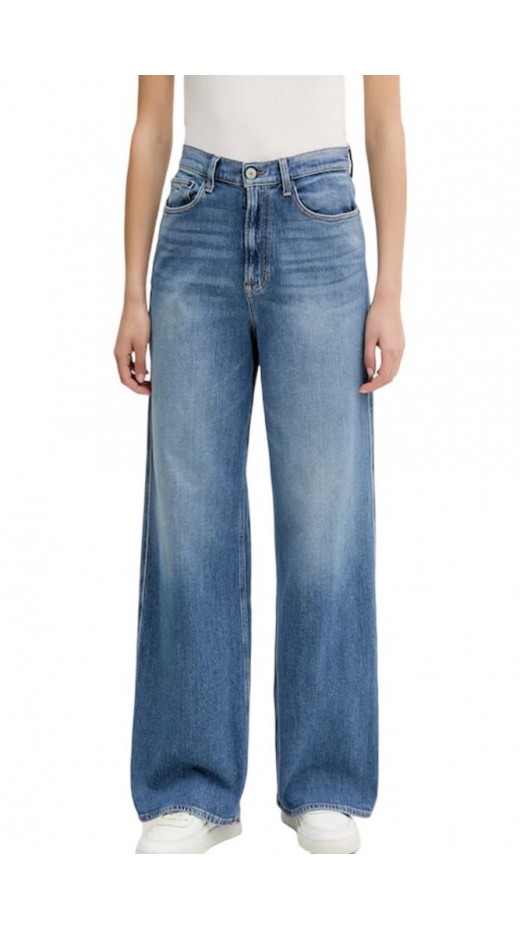 TOMMY JEANS CLAIRE HR WD BI0134 ΠΑΝΤΕΛΟΝΙ ΓΥΝΑΙΚΕΙΟ BLUΕ DENIM