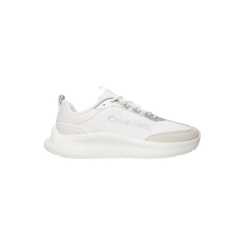 CALVIN KLEIN LIGHT EVA RUNNER NYL SUE ΠΑΠΟΥΤΣΙ ΓΥΝΑΙΚΕΙΟ WHITE/SILVER