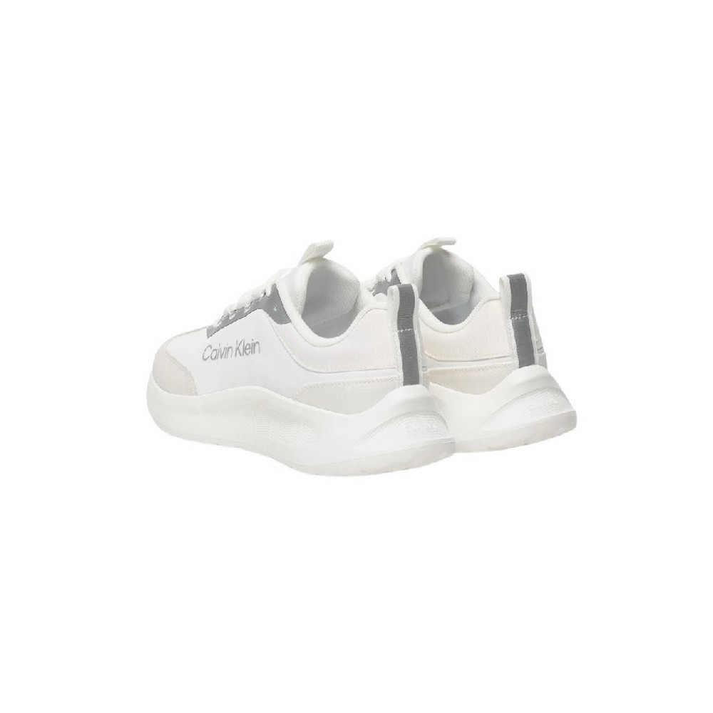 CALVIN KLEIN LIGHT EVA RUNNER NYL SUE ΠΑΠΟΥΤΣΙ ΓΥΝΑΙΚΕΙΟ WHITE/SILVER