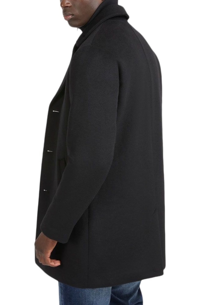 GUESS REMOVEBLE BIB COAT ΠΑΛΤΟ ΑΝΔΡΙΚΟ BLACK
