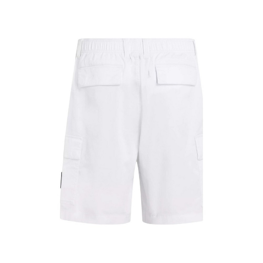 CALVIN KLEIN JEANS CARGO SHORT ΒΕΡΜΟΥΔΑ ΑΝΔΡΙΚΗ WHITE