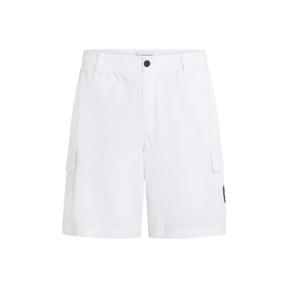 CALVIN KLEIN JEANS CARGO SHORT ΒΕΡΜΟΥΔΑ ΑΝΔΡΙΚΗ WHITE