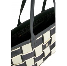 TOMMY HILFIGER ICONIC TOMMY TOTE WOVEN ΤΣΑΝΤΑ ΓΥΝΑΙΚΕΙΑ BEIGE