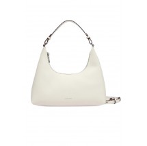CALVIN  KLEIN FOIL LOGO SHOULDER BAG ΤΣΑΝΤΑ ΓΥΝΑΙΚΕΙΑ WHITE