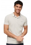 SUPERDRY VINT DESTROY POLO  T-SHIRT ΜΠΛΟΥΖΑ ΑΝΔΡΙΚΗ BEIGE