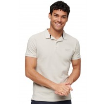 SUPERDRY VINT DESTROY POLO  T-SHIRT ΜΠΛΟΥΖΑ ΑΝΔΡΙΚΗ BEIGE