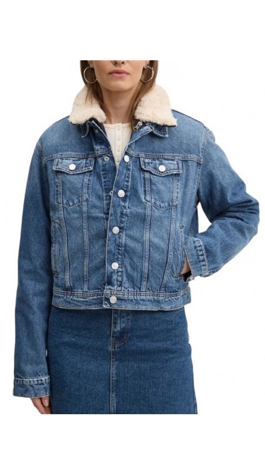 TOMMY JEANS IZZIE SLM 3 IN 1 JCKT DH6053 ΜΠΟΥΦΑΝ ΓΥΝΑΙΚΕΙΟ DENIM DARK