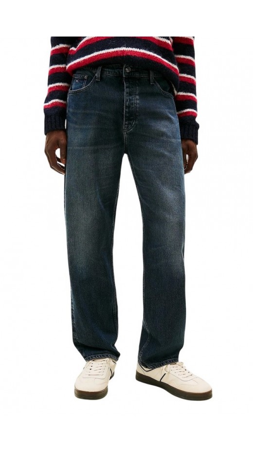 TOMMY JEANS SONNY RGLR TPRD CBF ΠΑΝΤΕΛΟΝΙ ΑΝΔΡΙΚΟ BLUE/BLACK