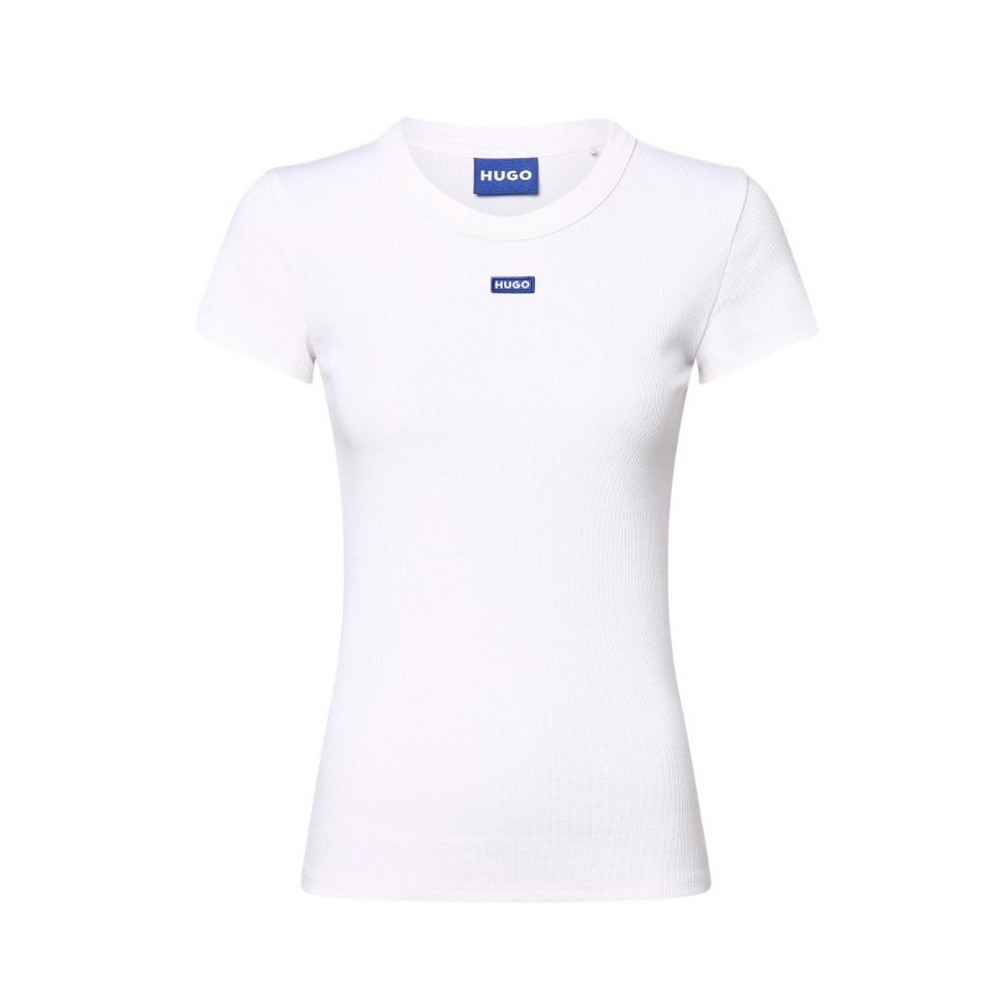 HUGO BOSS JERSEY BABY TEE B T-SHIRT ΜΠΛΟΥΖΑ ΓΥΝΑΙΚΕΙΑ WHITE