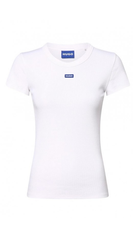 HUGO BOSS JERSEY BABY TEE B T-SHIRT ΜΠΛΟΥΖΑ ΓΥΝΑΙΚΕΙΑ WHITE