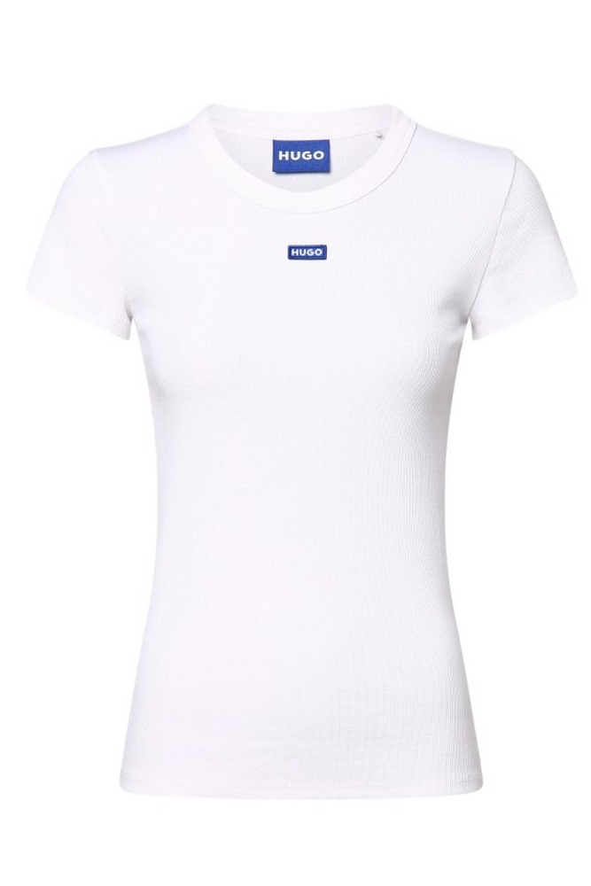 HUGO BOSS JERSEY BABY TEE B T-SHIRT ΜΠΛΟΥΖΑ ΓΥΝΑΙΚΕΙΑ WHITE