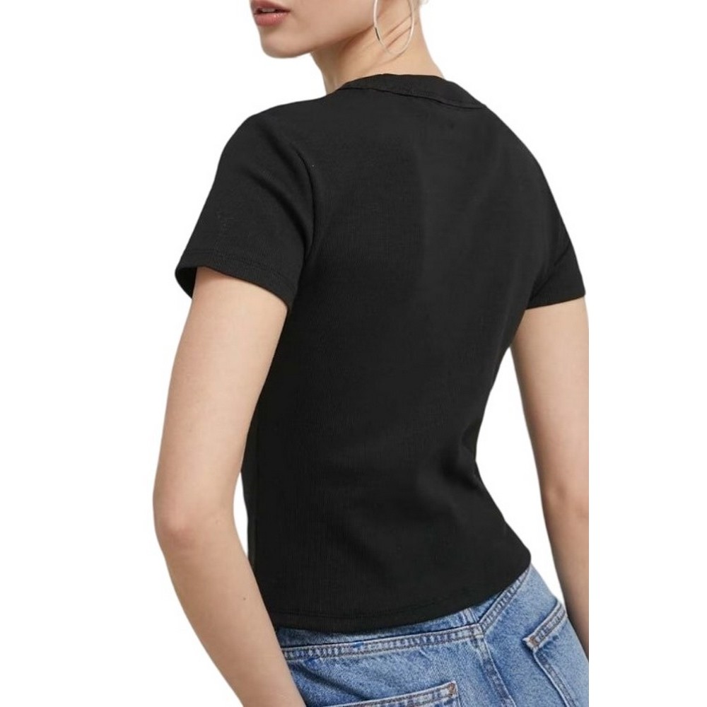 HUGO BOSS JERSEY BABY TEE B T-SHIRT ΜΠΛΟΥΖΑ ΓΥΝΑΙΚΕΙΑ BLACK