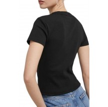 HUGO BOSS JERSEY BABY TEE B T-SHIRT ΜΠΛΟΥΖΑ ΓΥΝΑΙΚΕΙΑ BLACK
