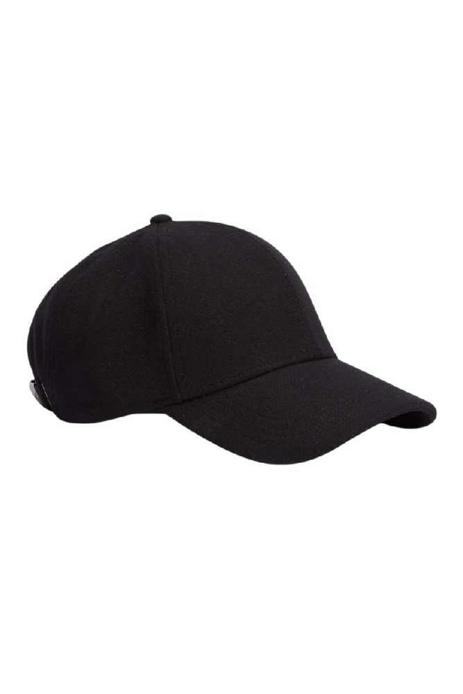 TOMMY HILFIGER 6 PANEL MELTON CAP ΚΑΠΕΛΟ ΑΝΔΡΙΚΟ BLACK
