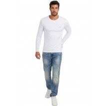 GUESS CORE T-SHIRT ΜΠΛΟΥΖΑ  ΑΝΔΡΙΚΗ WHITE