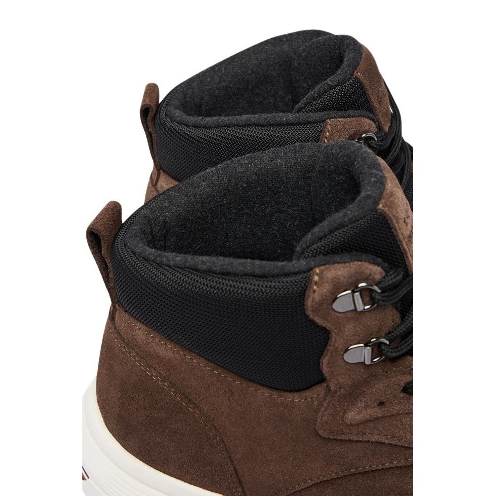 TOMMY HILFIGER SDE WARM HYBRID CHUKKA ΠΑΠΟΥΤΣΙ ΑΝΔΡΙΚΟ BROWN