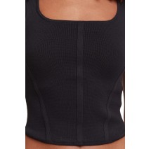 GUESS ESME CORSET TOP SWTR ΤΟΠ ΜΠΛΟΥΖΑ ΓΥΝΑΙΚΕΙΑ BLACK