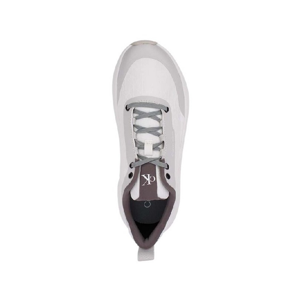 CALVIN KLEIN CHUNKY RUNNER LACEUP MIX AOP ΠΑΠΟΥΤΣΙ ΓΥΝΑΙΚΕΙΟ WHITE/GREY