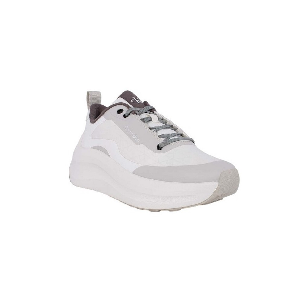CALVIN KLEIN CHUNKY RUNNER LACEUP MIX AOP ΠΑΠΟΥΤΣΙ ΓΥΝΑΙΚΕΙΟ WHITE/GREY