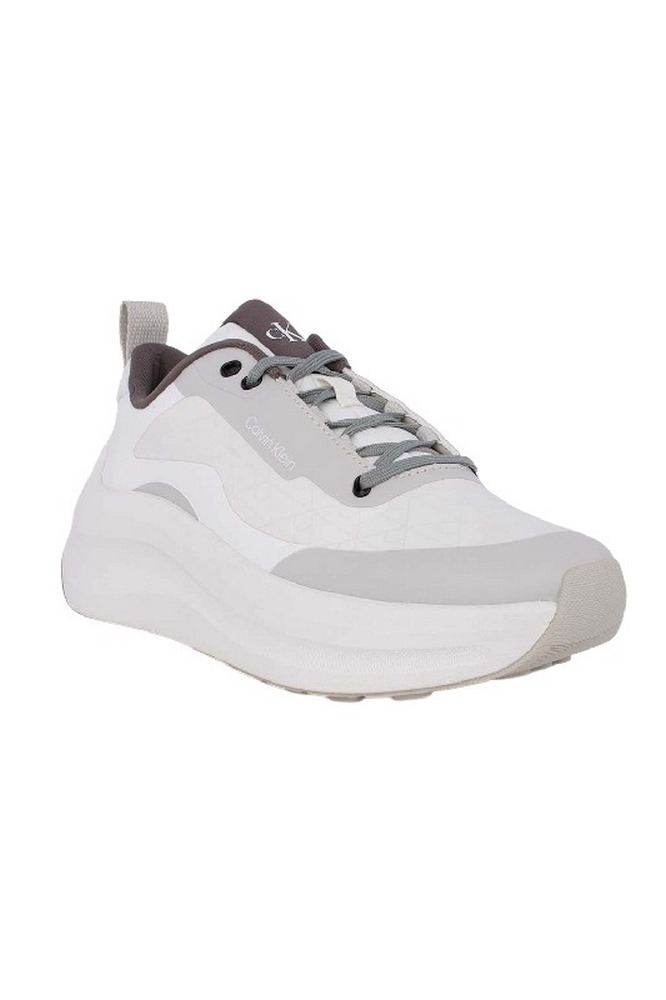 CALVIN KLEIN CHUNKY RUNNER LACEUP MIX AOP ΠΑΠΟΥΤΣΙ ΓΥΝΑΙΚΕΙΟ WHITE/GREY
