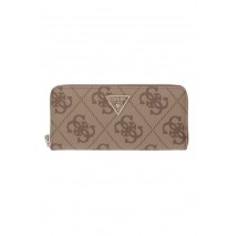 GUESS LAUREL II SLG LARGE ZIP AROUND ΠΟΡΤΟΦΟΛΙ ΓΥΝΑΙΚΕΙΟ LATTE