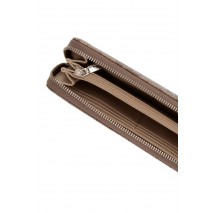 GUESS LAUREL II SLG LARGE ZIP AROUND ΠΟΡΤΟΦΟΛΙ ΓΥΝΑΙΚΕΙΟ LATTE