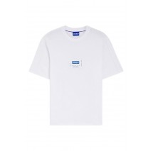 HUGO BOSS JERSEY NROMO T-SHIRT ΜΠΛΟΥΖΑ ΑΝΔΡΙΚΗ WHITE