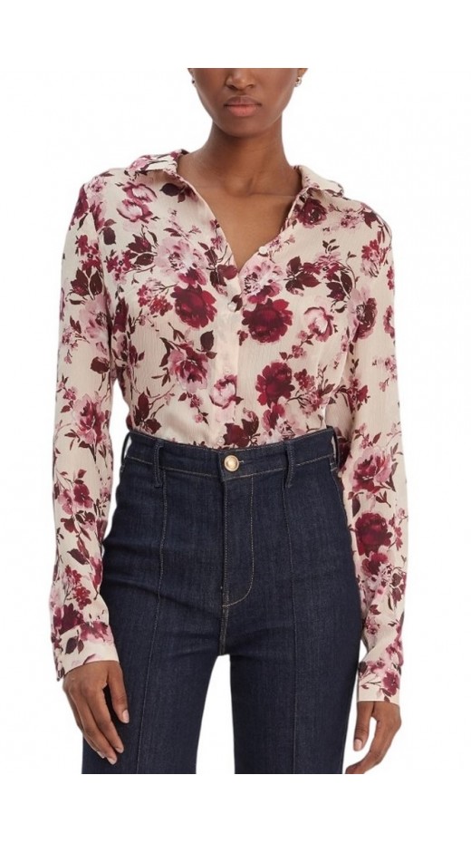 GUESS LS CLOUIS SHIRT ΠΟΥΚΑΜΙΣΟ ΓΥΝΑΙΚΕΙΟ FLORAL