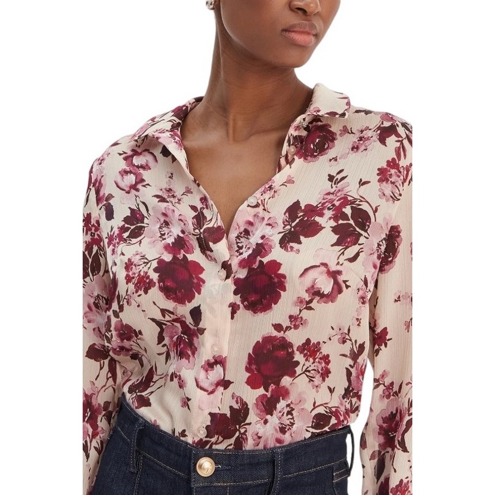 GUESS LS CLOUIS SHIRT ΠΟΥΚΑΜΙΣΟ ΓΥΝΑΙΚΕΙΟ FLORAL