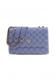 GUESS GIULLY II 2 COMP CNVRTBLE FLAP ΤΣΑΝΤΑ ΓΥΝΑΙΚΕΙΑ BLUE