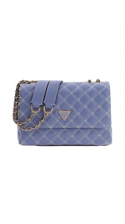 GUESS GIULLY II 2 COMP CNVRTBLE FLAP ΤΣΑΝΤΑ ΓΥΝΑΙΚΕΙΑ BLUE