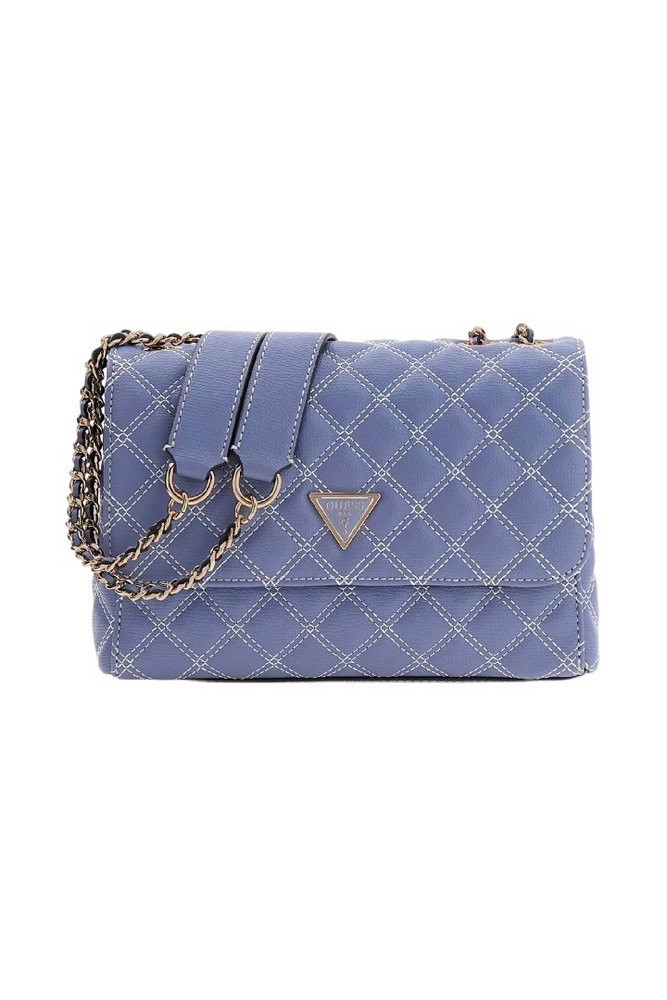 GUESS GIULLY II 2 COMP CNVRTBLE FLAP ΤΣΑΝΤΑ ΓΥΝΑΙΚΕΙΑ BLUE