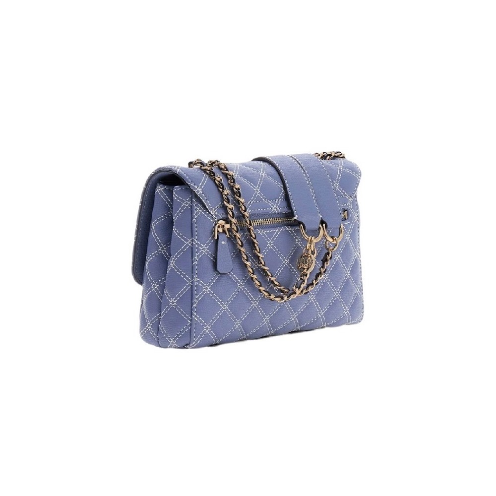 GUESS GIULLY II 2 COMP CNVRTBLE FLAP ΤΣΑΝΤΑ ΓΥΝΑΙΚΕΙΑ BLUE