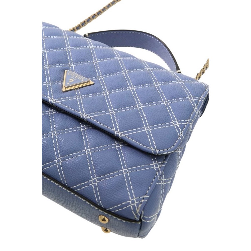 GUESS GIULLY II 2 COMP CNVRTBLE FLAP ΤΣΑΝΤΑ ΓΥΝΑΙΚΕΙΑ BLUE