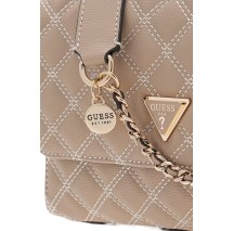 GUESS GIULLY II 2 COMP CNVRTBLE FLAP ΤΣΑΝΤΑ ΓΥΝΑΙΚΕΙΑ MOCHA