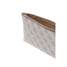 GUESS LAUREL II SLG WRISTLET POUCH ΤΣΑΝΤΑ ΓΥΝΑΙΚΕΙΑ TAUPE