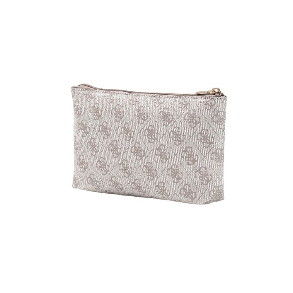 GUESS LAUREL II SLG WRISTLET POUCH ΤΣΑΝΤΑ ΓΥΝΑΙΚΕΙΑ TAUPE