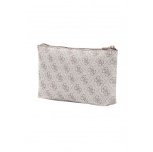GUESS LAUREL II SLG WRISTLET POUCH ΤΣΑΝΤΑ ΓΥΝΑΙΚΕΙΑ TAUPE