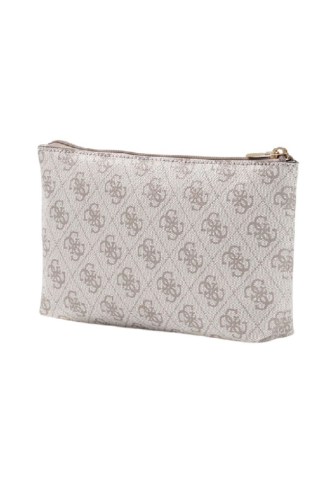 GUESS LAUREL II SLG WRISTLET POUCH ΤΣΑΝΤΑ ΓΥΝΑΙΚΕΙΑ TAUPE