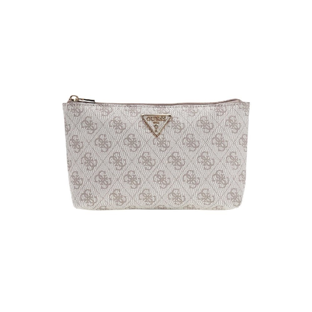 GUESS LAUREL II SLG WRISTLET POUCH ΤΣΑΝΤΑ ΓΥΝΑΙΚΕΙΑ TAUPE