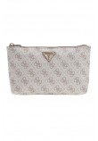 GUESS LAUREL II SLG WRISTLET POUCH ΤΣΑΝΤΑ ΓΥΝΑΙΚΕΙΑ TAUPE