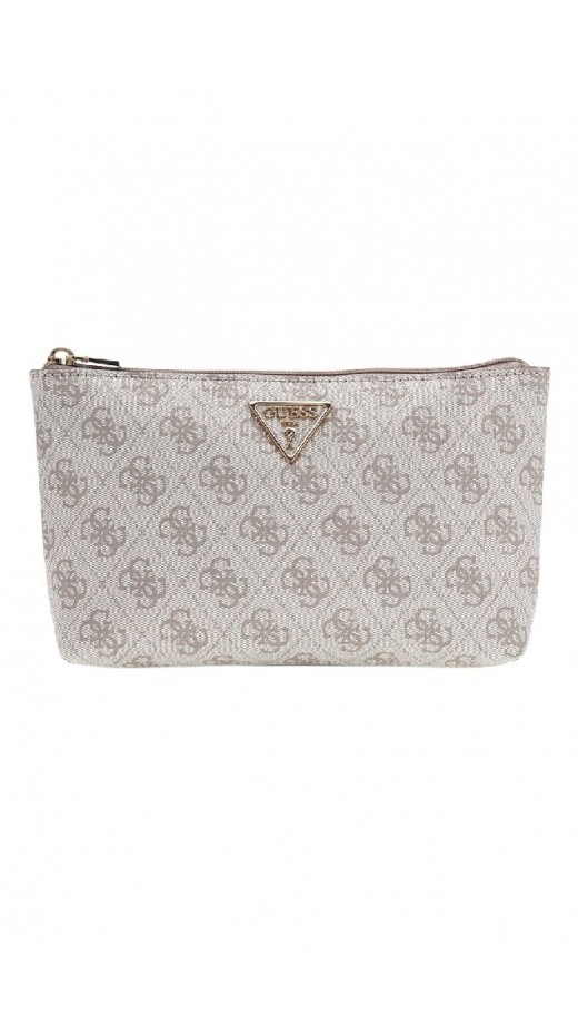 GUESS LAUREL II SLG WRISTLET POUCH ΤΣΑΝΤΑ ΓΥΝΑΙΚΕΙΑ TAUPE