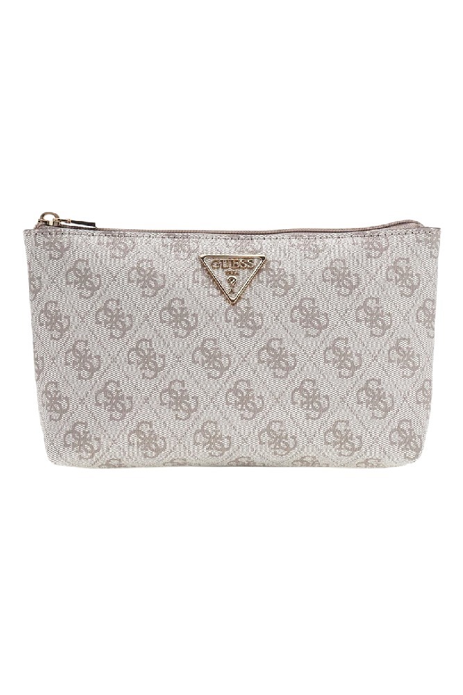 GUESS LAUREL II SLG WRISTLET POUCH ΤΣΑΝΤΑ ΓΥΝΑΙΚΕΙΑ TAUPE