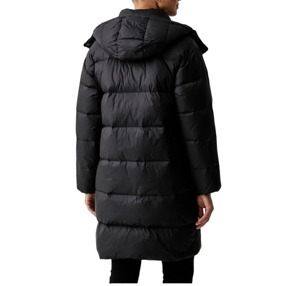 CALVIN KLEIN JEANS ESSENTIAL MW LONG DOWN PUFFER ΜΠΟΥΦΑΝ ΓΥΝΑΙΚΕΙΟ BLACK