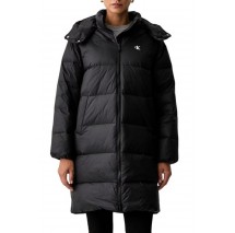 CALVIN KLEIN JEANS ESSENTIAL MW LONG DOWN PUFFER ΜΠΟΥΦΑΝ ΓΥΝΑΙΚΕΙΟ BLACK