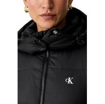 CALVIN KLEIN JEANS ESSENTIAL MW LONG DOWN PUFFER ΜΠΟΥΦΑΝ ΓΥΝΑΙΚΕΙΟ BLACK