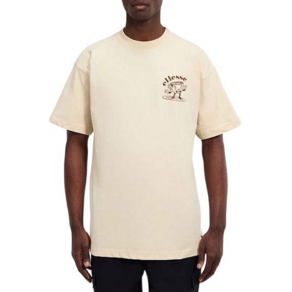 ELLESSE TEES SHORTS MULINI TEE T-SHIRT ΜΠΛΟΥΖΑ ΑΝΔΡΙΚΗ BEIGE