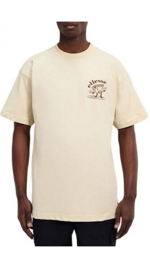 ELLESSE TEES SHORTS MULINI TEE T-SHIRT ΜΠΛΟΥΖΑ ΑΝΔΡΙΚΗ BEIGE